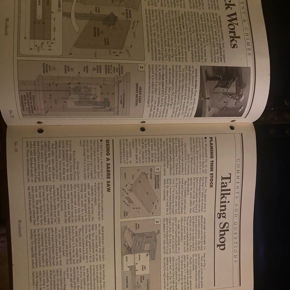 🎉5/$10🎉 Woodsmith magazine no70 August 90 heirloom clock,adjustable roll stand - Picture 5 of 8